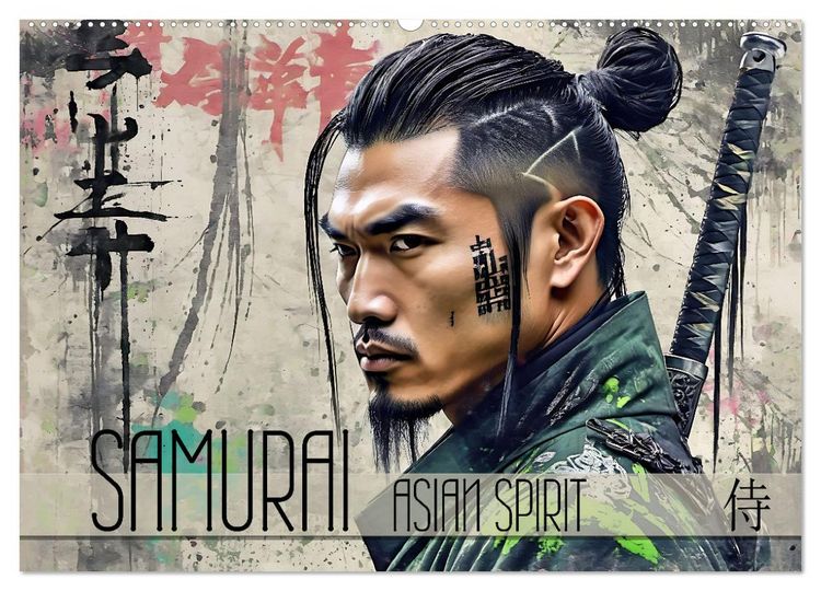 Produktbild: Samurai - Asian Spirit (Wandkalender 2026 DIN A2 quer), CALVENDO Monatskalender