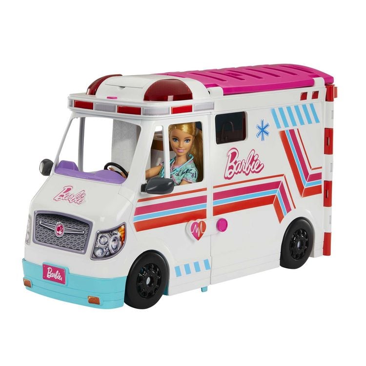 Produktbild: Barbie 2-in-1 Krankenwagen Spielset