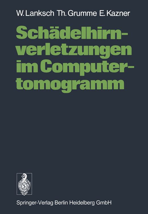 Produktbild: Sch&auml;delhirnverletzungen im Computertomogramm