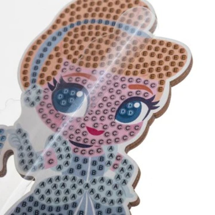Produktbild: Craft Buddy CAFGR-DNY004 - Crystal Art Buddies, Cinderella Disney Princess Series 2, Figur 11cm, Kristallkunst-Bastelset
