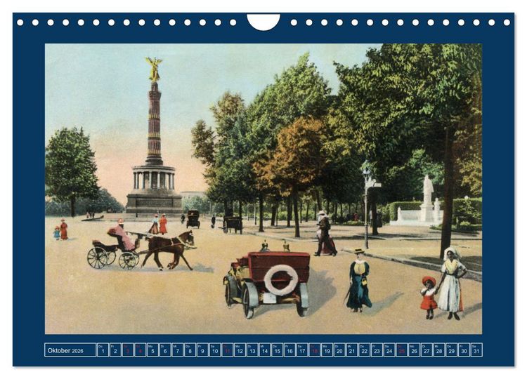 Produktbild: Historisches Berlin von 1888 bis 1918 (Wandkalender 2026 DIN A4 quer), CALVENDO Monatskalender