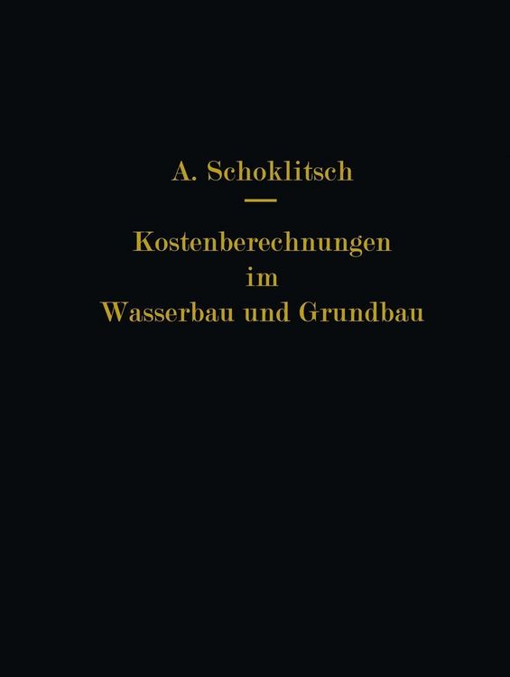 Produktbild: Kostenberechnungen im Wasserbau und Grundbau