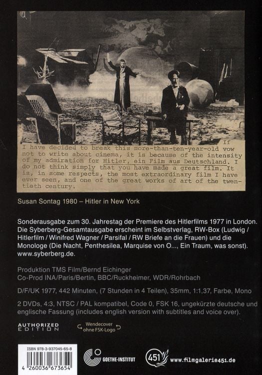 Produktbild: Hitler - Ein Film aus Deutschland