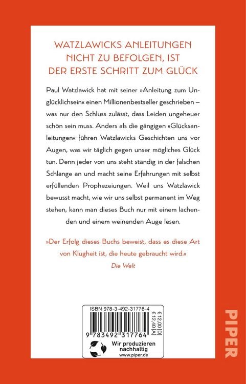 Produktbild: Anleitung zum Ungl&uuml;cklichsein