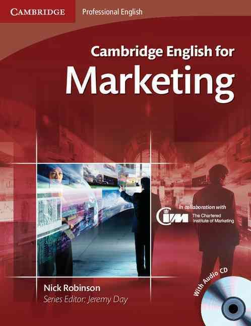 Produktbild: Cambridge English for Marketing Student's Book with Audio CD