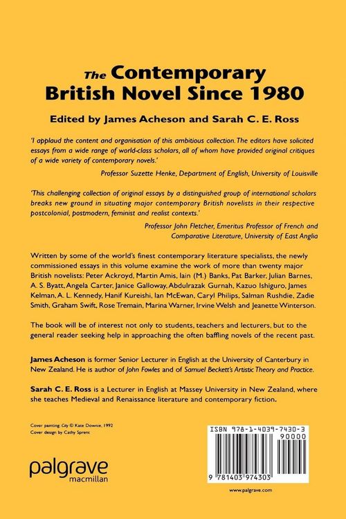Produktbild: The Contemporary British Novel Since 1980