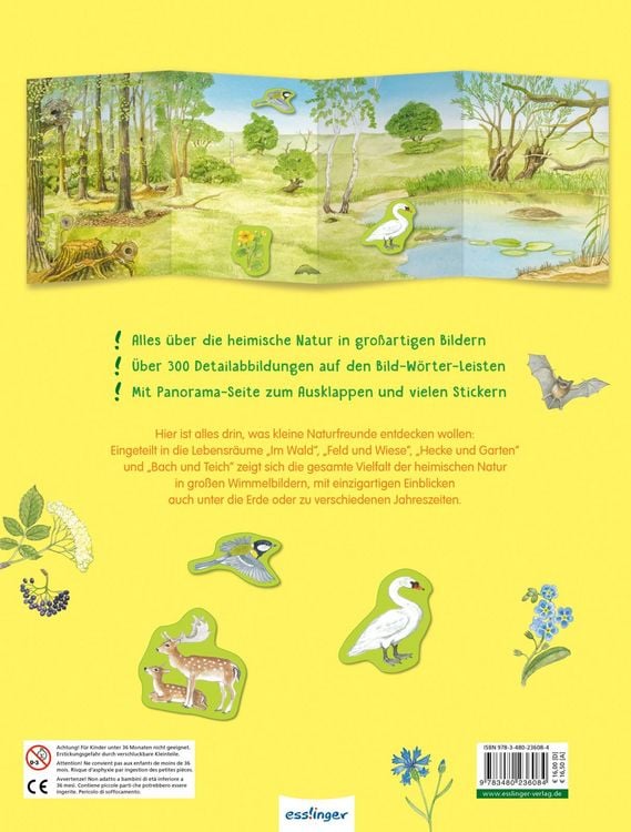 Produktbild: Mein gro&szlig;es Natur-Wimmelbuch