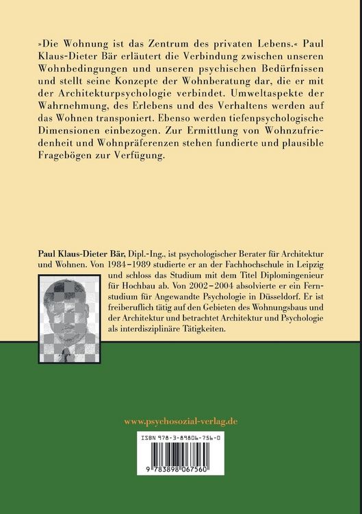 Produktbild: Architekturpsychologie