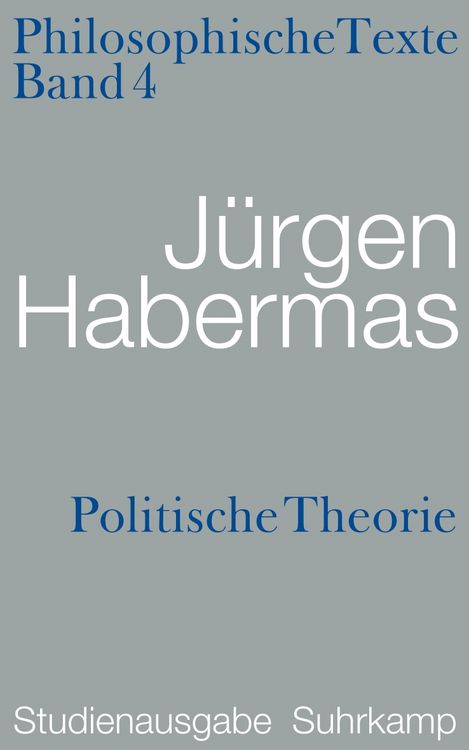 Produktbild: Politische Theorie. Philosophische Texte