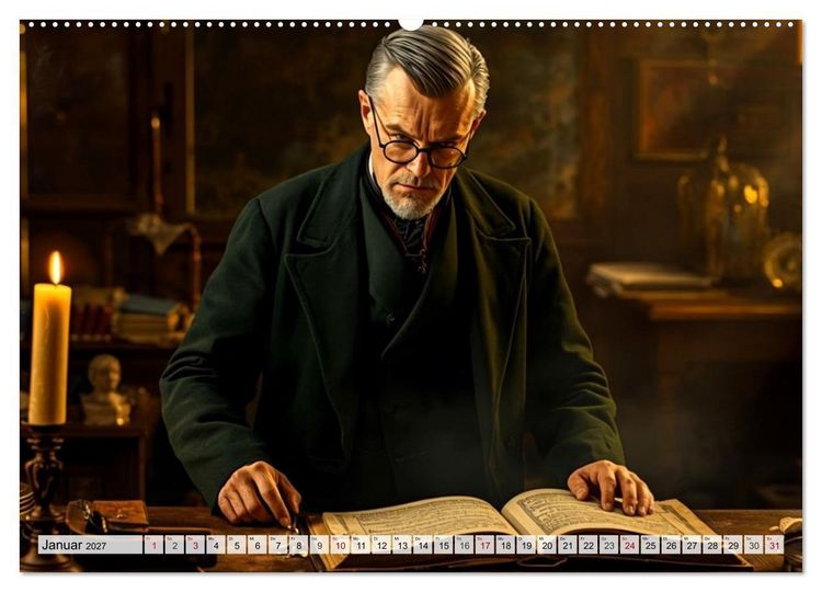 Produktbild: Die Reise zum Mittelpunkt der Erde (Wandkalender 2027 DIN A2 quer), CALVENDO Monatskalender
