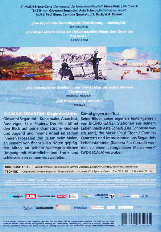 Produktbild: Giovanni Segantini - Magie des Lichts (+ CD)