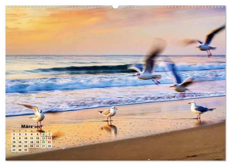 Produktbild: Minimal-Art - am Strand (Wandkalender 2027 DIN A2 quer), CALVENDO Monatskalender