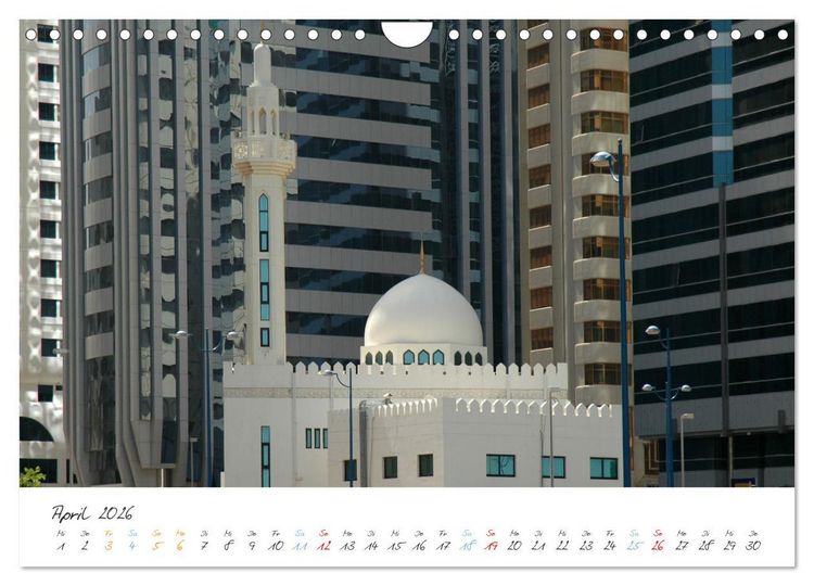 Produktbild: Abu Dhabi, eine Stadt der Zukunft. (Wandkalender 2026 DIN A4 quer), CALVENDO Monatskalender