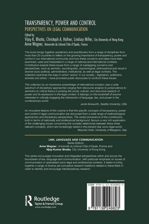 Produktbild: Transparency, Power, and Control