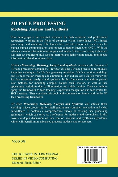 Produktbild: 3D Face Processing