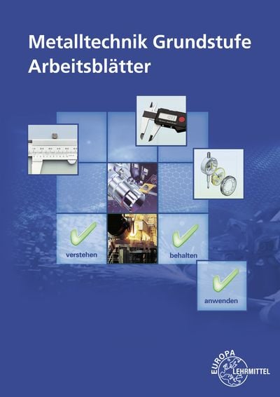 Produktbild: Metalltechnik Grundstufe Arbeitsbl&auml;tter