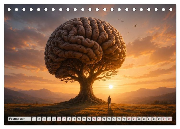 Produktbild: Eine Reise getragen von Träumen (Tischkalender 2027 DIN A5 quer), CALVENDO Monatskalender