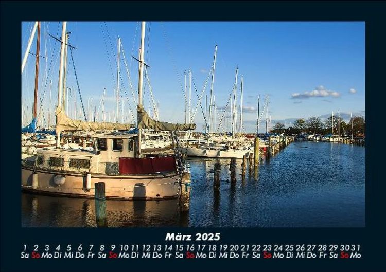 Produktbild: Segelschiffe und Boote 2025 Fotokalender DIN A5