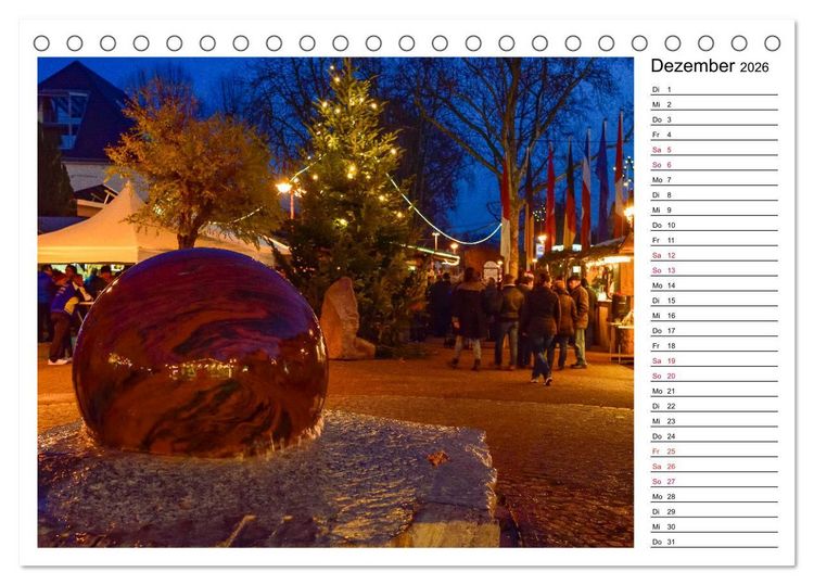 Produktbild: Europastadt Breisach am Rhein (Tischkalender 2026 DIN A5 quer), CALVENDO Monatskalender