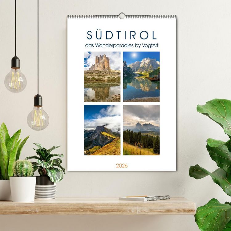 Produktbild: S&uuml;dtirol, das Wanderparadies (Wandkalender 2026 DIN A2 hoch), CALVENDO Monatskalender