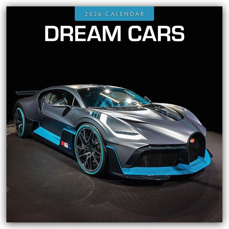 Produktbild: Dream Cars – Traumautos 2026 – 16-Monatskalender