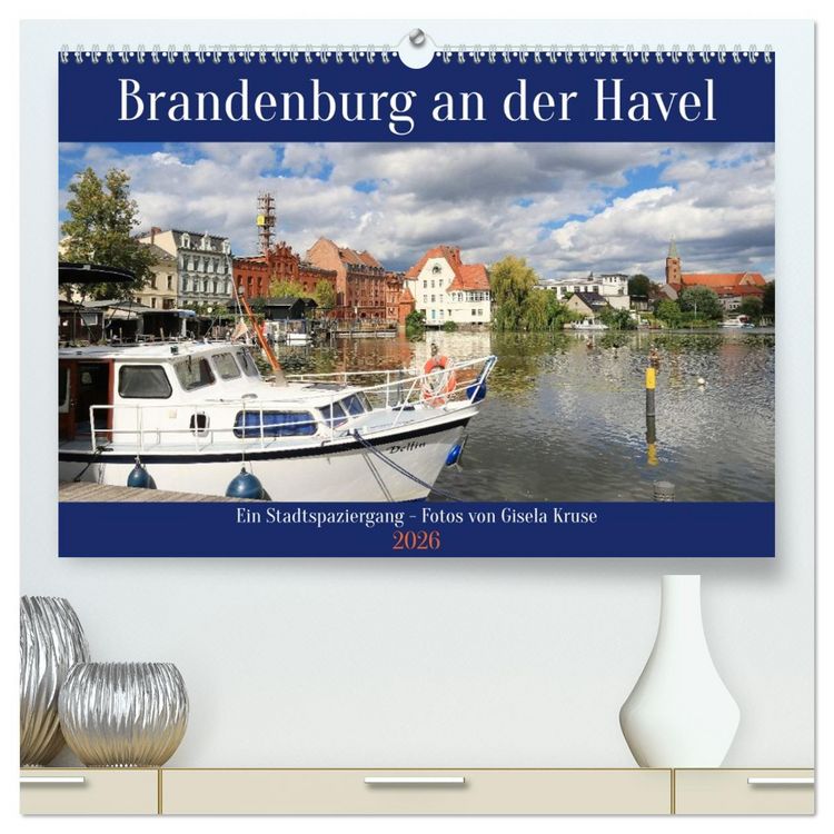 Produktbild: Brandenburg an der Havel - Ein Stadtspaziergang (hochwertiger Premium Wandkalender 2026 DIN A2 quer), Kunstdruck in Hochglanz