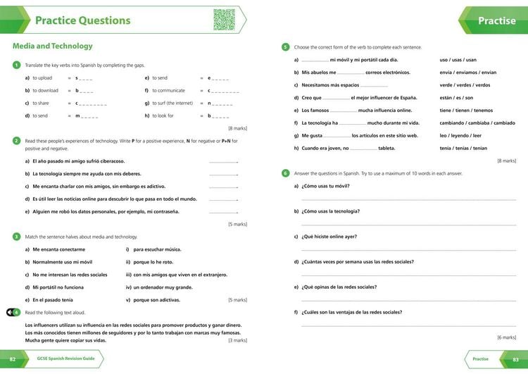 Produktbild: AQA GCSE 9-1 Spanish Complete Revision and Practice