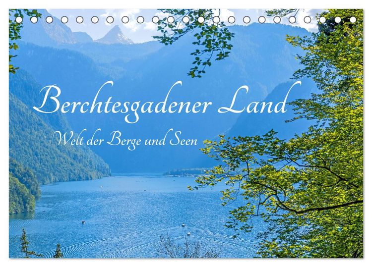 Produktbild: Berchtesgadener Land - Welt der Berge und Seen (Tischkalender 2026 DIN A5 quer), CALVENDO Monatskalender