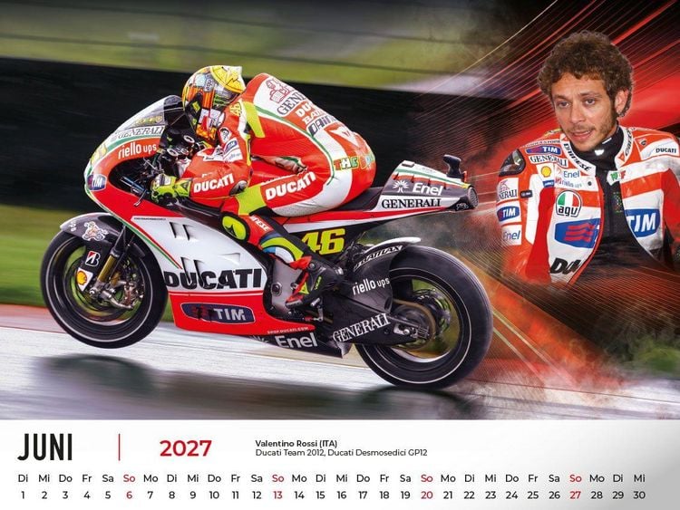 Produktbild: The Best of Ducati im Rennsport Kalender 2027
