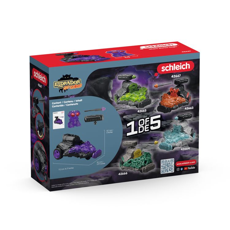 Produktbild: schleich&reg; 42667 Schatten D&uuml;senjet Fahrzeug mit Mini Creature