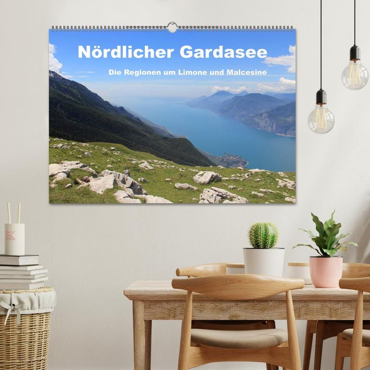 Produktbild: N&ouml;rdlicher Gardasee - Die Regionen um Limone und Malcesine (Wandkalender 2026 DIN A2 quer), CALVENDO Monatskalender
