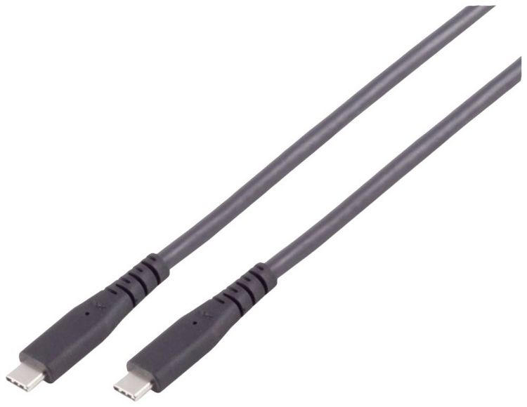 Produktbild: BKL Electronic USB-C&reg; Verbindungskabel, USB4 Gen 3x2, 240W, 1m 10080129 Inhalt: 1St.