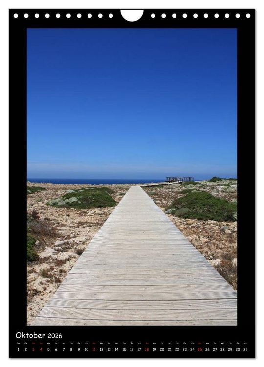 Produktbild: Blickpunkte Algarve (Wandkalender 2026 DIN A4 hoch), CALVENDO Monatskalender