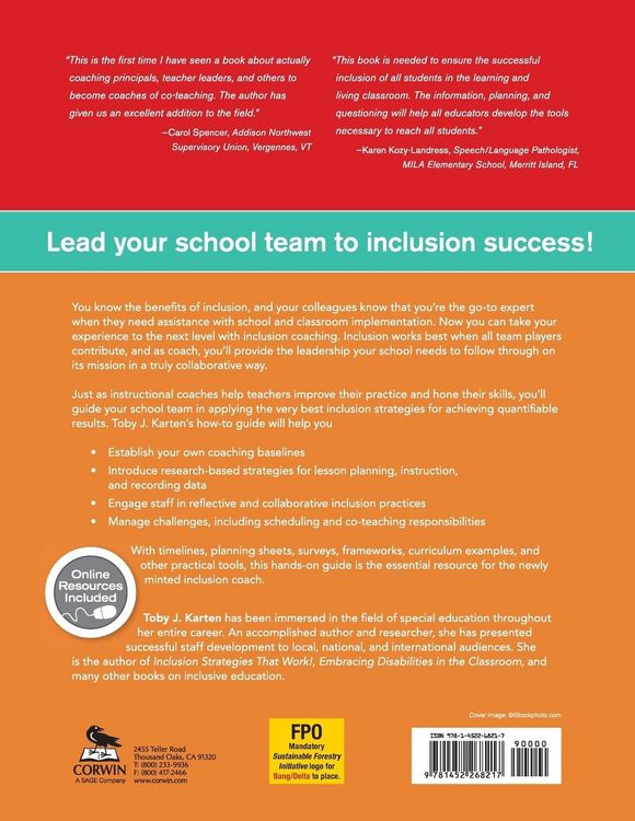 Produktbild: Inclusion Coaching for Collaborative Schools