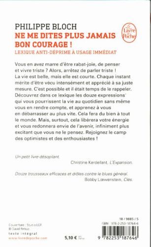 Produktbild: Ne me dites plus jamais bon courage !