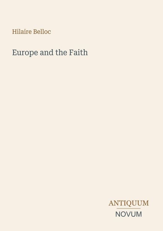 Produktbild: Europe and the Faith