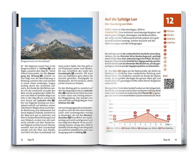 Produktbild: KOMPASS Wanderf&uuml;hrer Ortlergruppe und Vinschgau, 60 Touren mit Extra-Tourenkarte