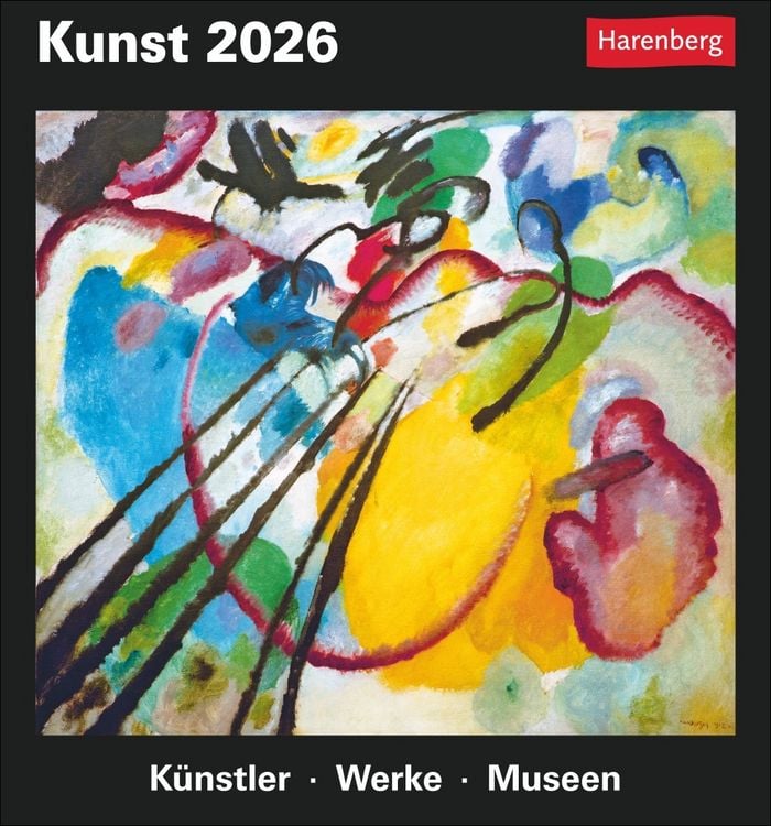 Produktbild: Kunst Tagesabreißkalender 2026 - Kulturkalender - Künstler, Werke, Museen