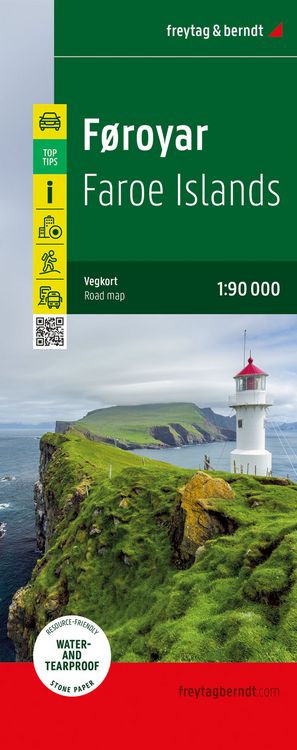 Produktbild: Freytag & berndt Stra&szlig;enkarte F&auml;r&ouml;er / F&oslash;royar 1:90.000