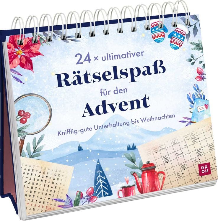 Produktbild: 24 x ultimativer R&auml;tselspa&szlig; f&uuml;r den Advent