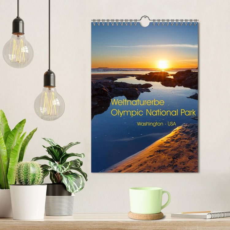 Produktbild: Weltnaturerbe Olympic National Park (Wandkalender 2026 DIN A4 hoch), CALVENDO Monatskalender