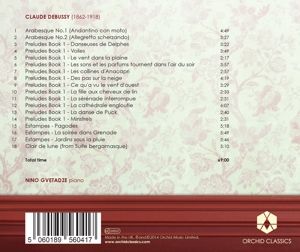 Produktbild: NINO GVETADZE: Debussy