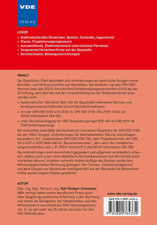Produktbild: Baustellen-Fibel der Elektroinstallation