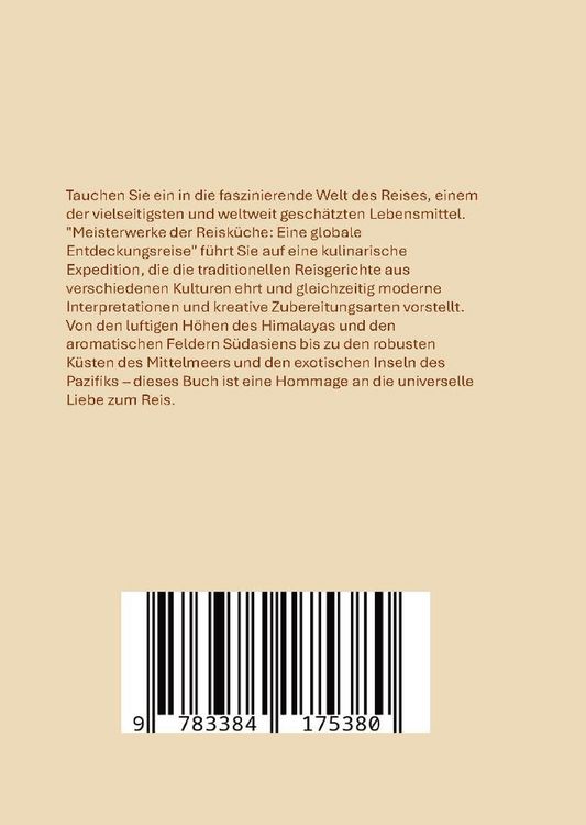 Produktbild: REISREZEPTE AUS DER GANZEN WELT: Eine globale Entdeckungsreise: Meisterwerke der Reisk&uuml;che: - Ultimativer Guide f&uuml;r Reisliebhaber mit traditionellen und innovativen Rezepten aus aller Welt