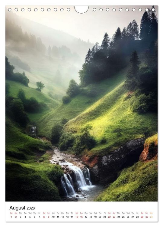 Produktbild: Rhythmic Nature (Wall Calendar 2026 DIN A4 portrait), CALVENDO 12 Month Wall Calendar