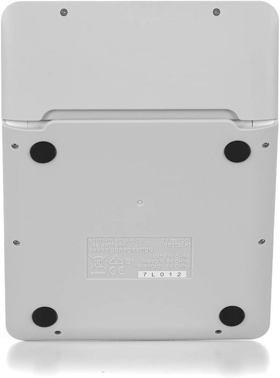 Produktbild: Sharp Tischrechner EL-340 W mit beweglichem Display, 12 Stellen, Solar/Batterie
