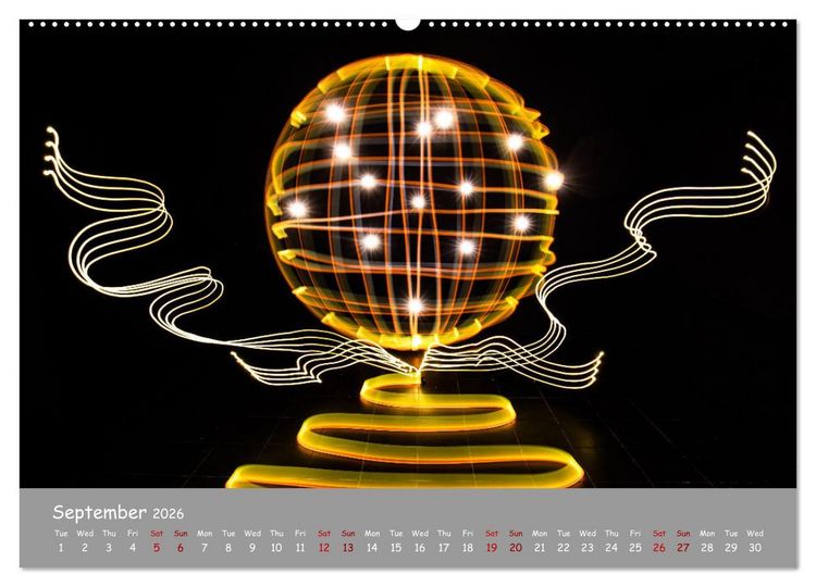 Produktbild: Light is Life and Fun (Wall Calendar 2026 DIN A2 landscape), CALVENDO 12 Month Wall Calendar