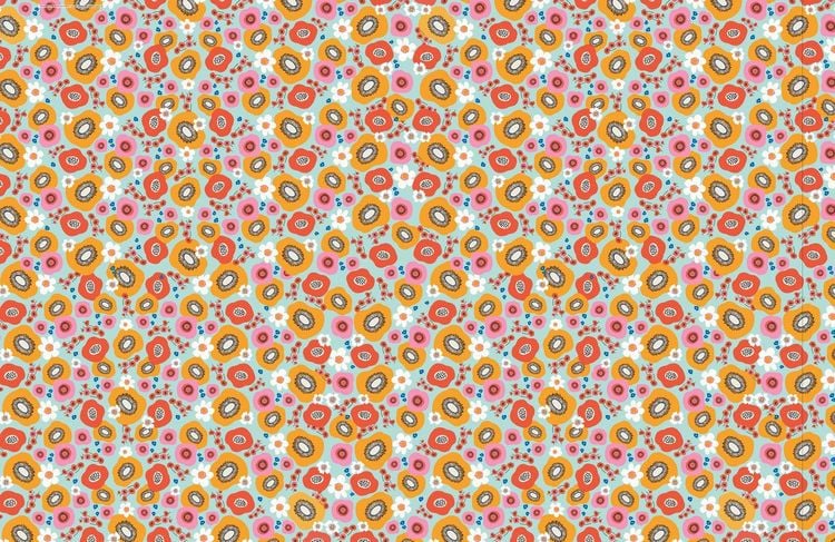 Produktbild: Mit Liebe verpackt &ndash; 10 Geschenkpapierbogen im Blumen-Design