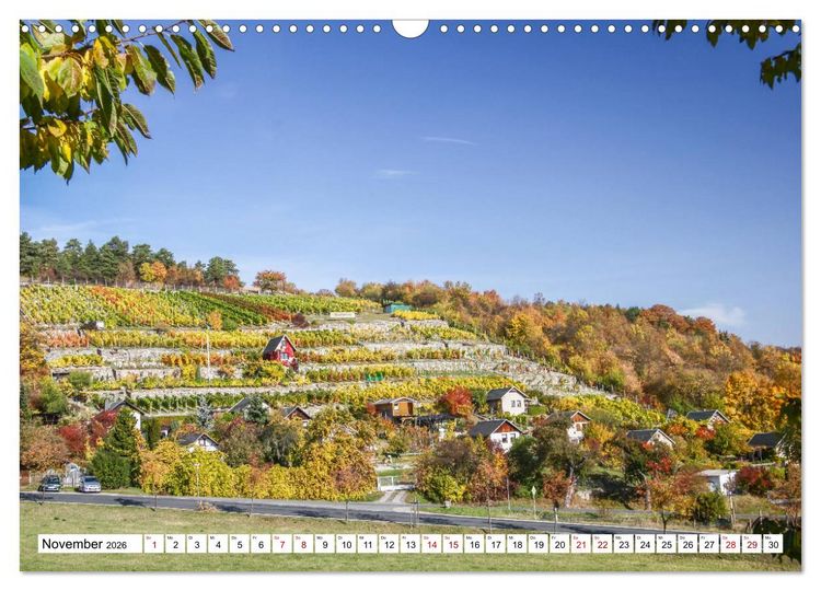 Produktbild: Weinberge um Jena (Wandkalender 2026 DIN A3 quer), CALVENDO Monatskalender