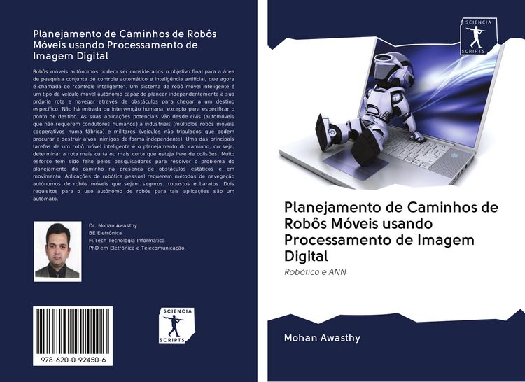 Produktbild: Planejamento de Caminhos de Rob&ocirc;s M&oacute;veis usando Processamento de Imagem Digital
